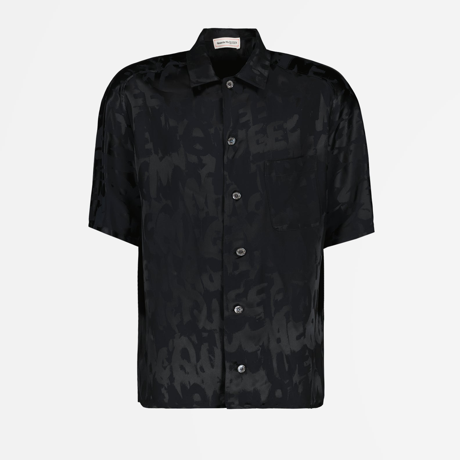 Camisas Chemise Hawaïenne Alexander McQueen Preto Homme