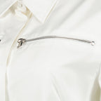 Camisas Chemise à zip Alexander McQueen Blanco Femme