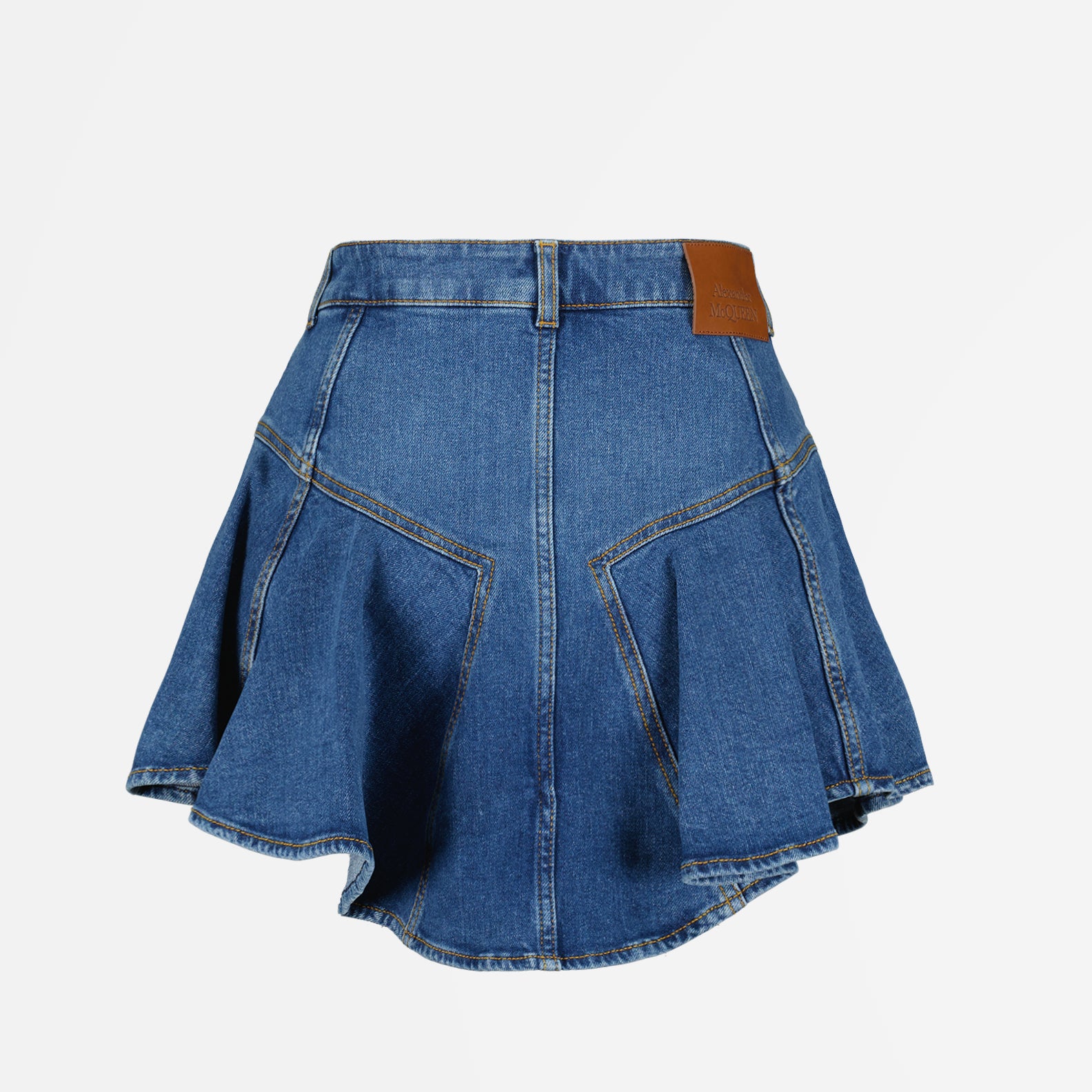 Jupes Jupe en denim Alexander McQueen Bleu Femme