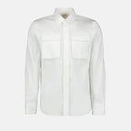 Camisas Camisa Militar com Bolsos Alexander McQueen Branco Homme