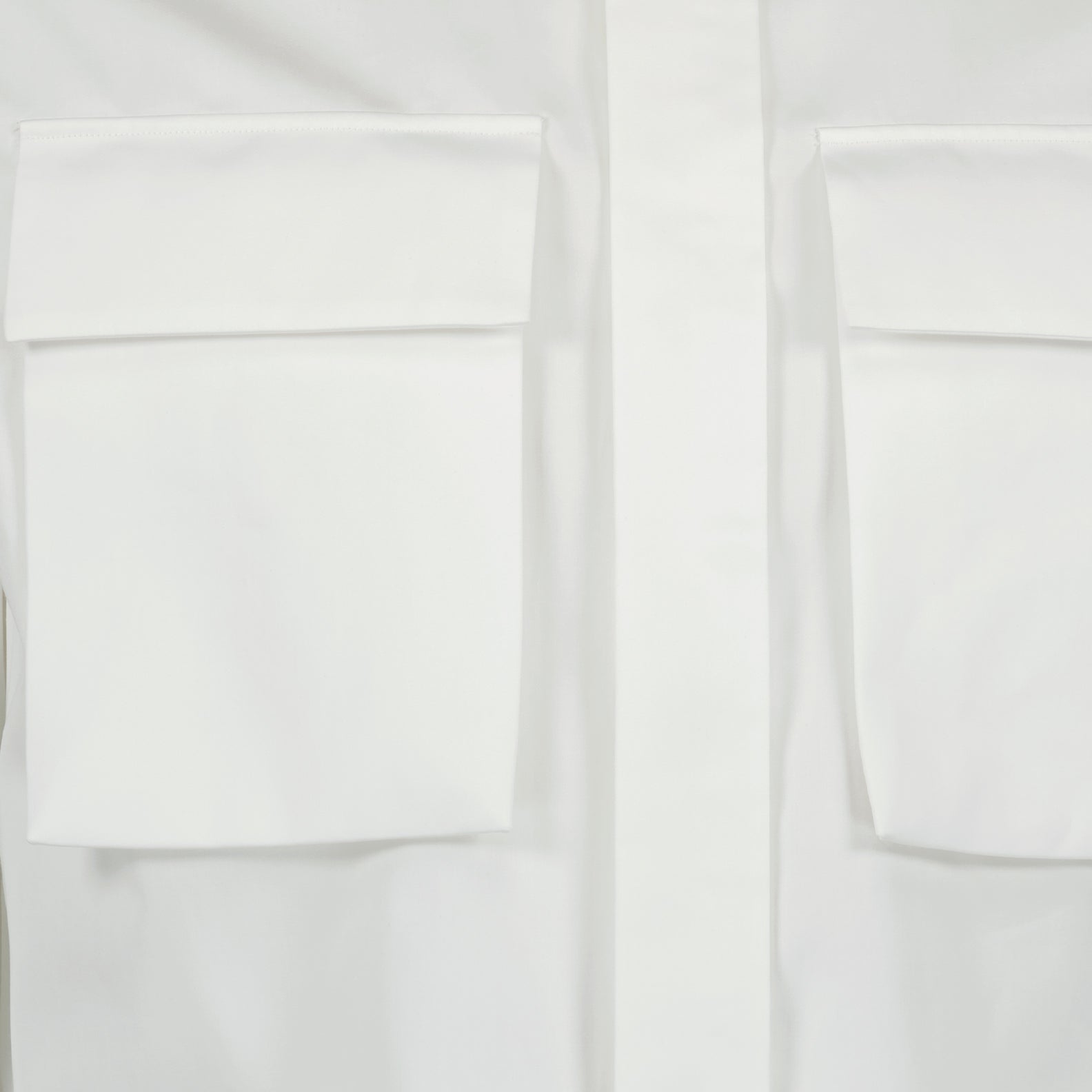 Camisas Camisa Militar con Bolsillos Alexander McQueen Blanco Homme
