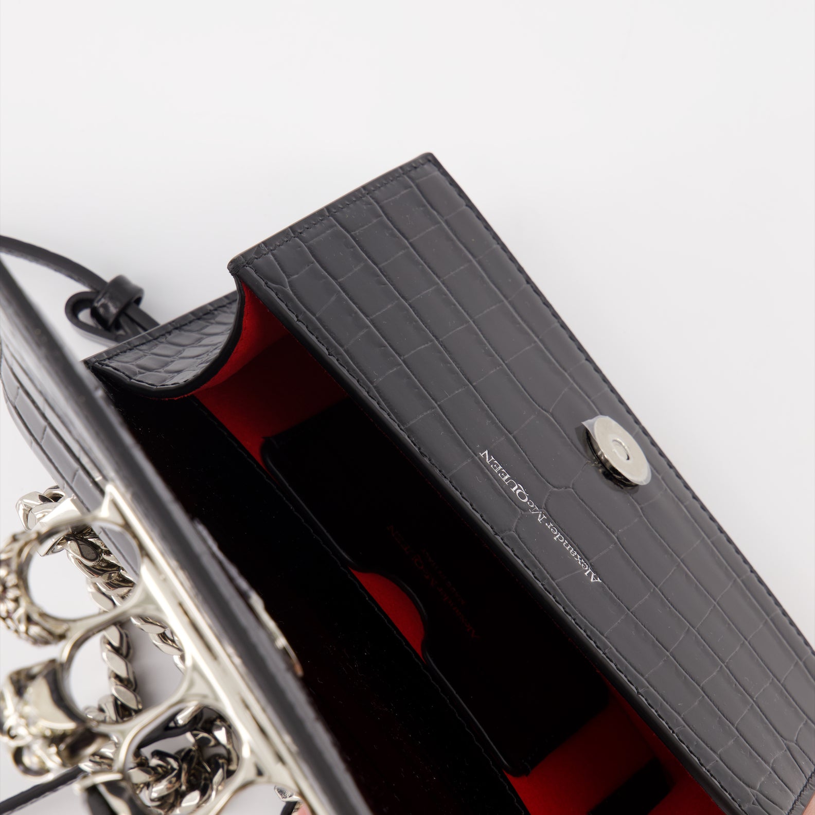 크로스백 Sac mini Jewelled Satchel Alexander McQueen 검은색 Femme