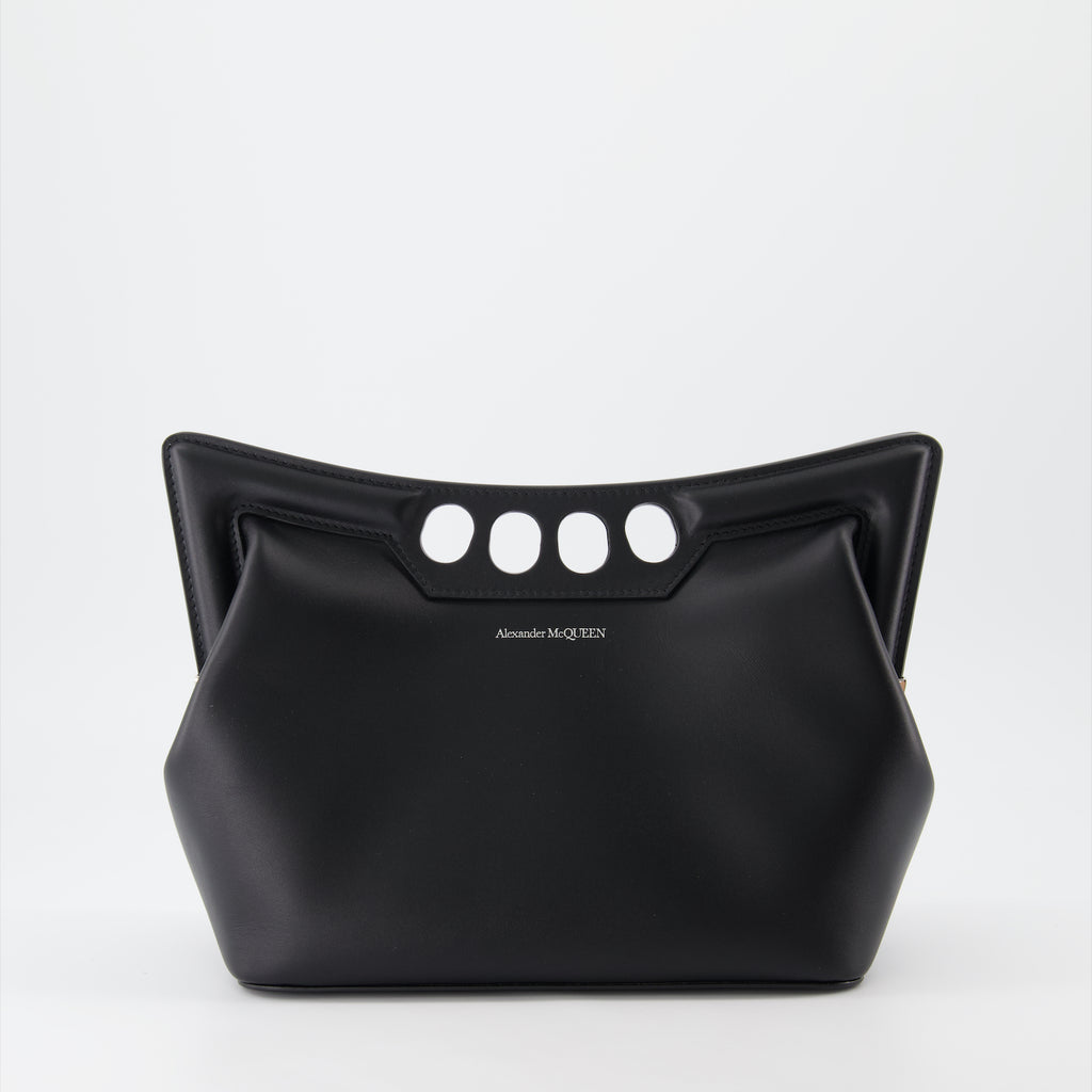 ハンドバッグ・ショルダーバッグ ピークバッグ Alexander McQueen 黒 女性