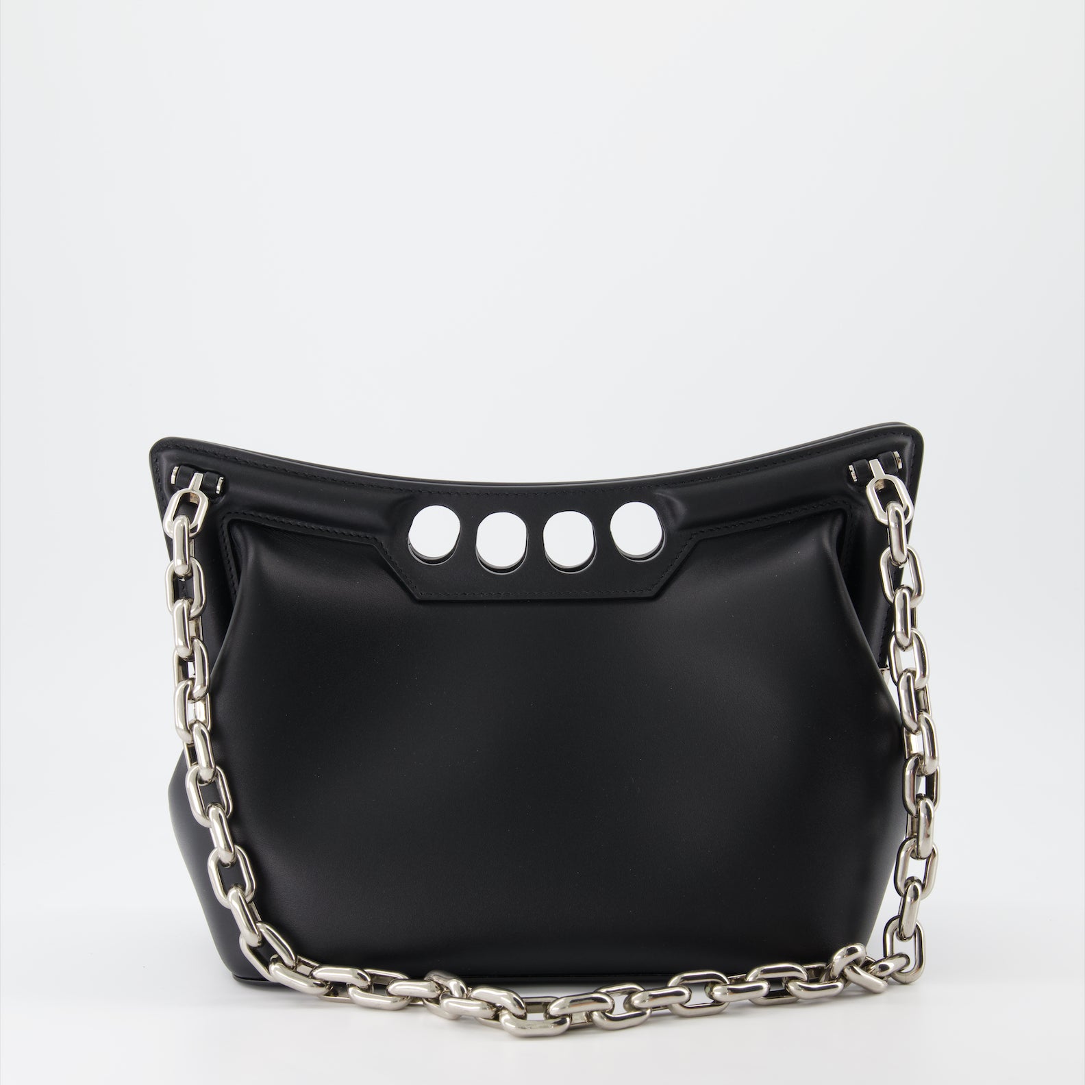 ハンドバッグ・ショルダーバッグ ピークバッグ Alexander McQueen 黒 女性