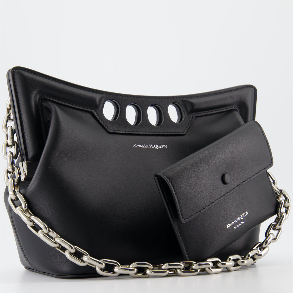 ハンドバッグ・ショルダーバッグ ピークバッグ Alexander McQueen 黒 女性