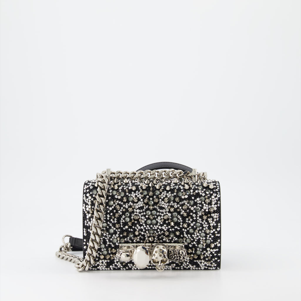 Sacs bandoulière Sac Jewelled satchel Alexander McQueen Noir Femme