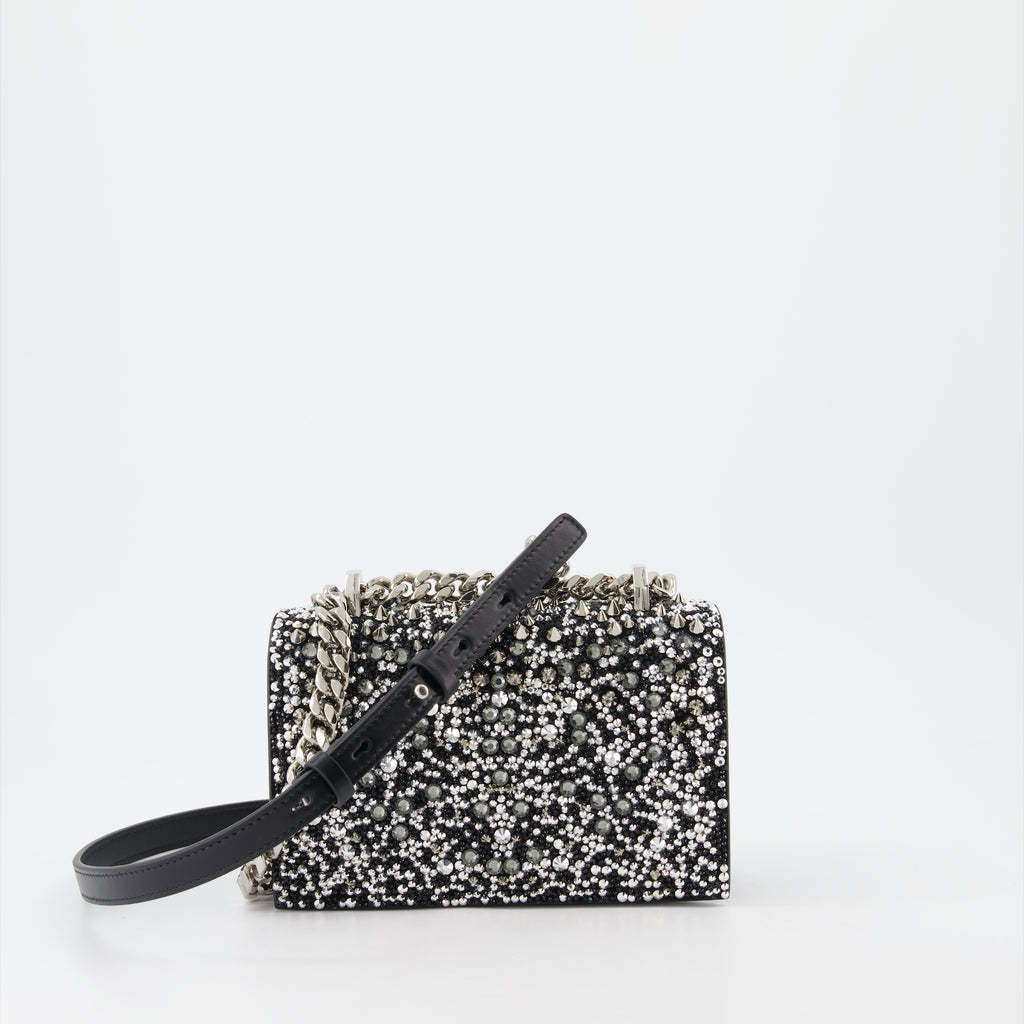 Sacs bandoulière Sac Jewelled satchel Alexander McQueen Noir Femme