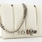 Bolsos bandolera Sac The Slash Alexander McQueen Blanco Femme