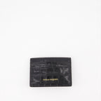 Petite maroquinerie Porte-carte Skull Alexander McQueen Noir Femme