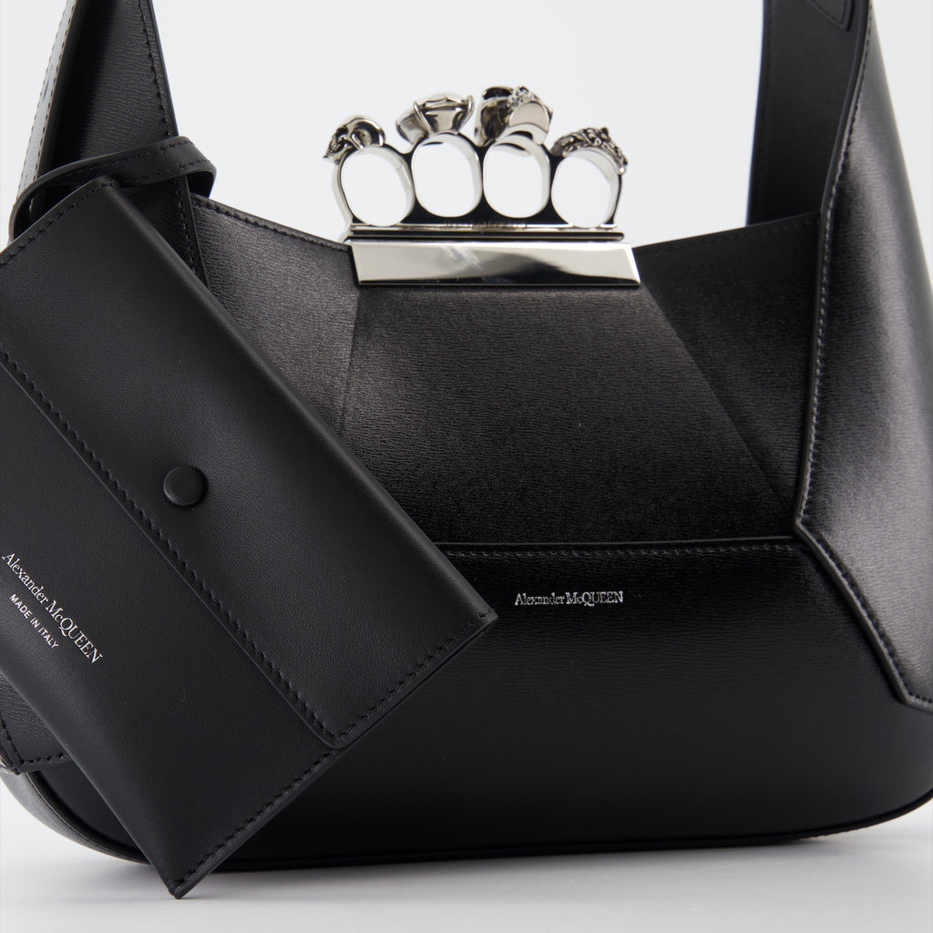 Borse a mano e a spalla Sac Jewelled hobo Alexander McQueen Nero Femme