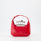 Sacs à main et épaule Mini sac Jewelled hobo Alexander McQueen Rouge Femme
