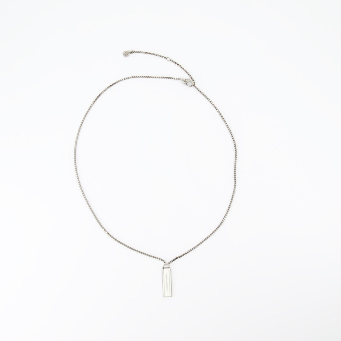 Joyería Collier Enamel Tag Alexander McQueen Plata Homme