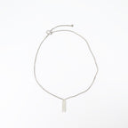 Jewelry Enamel Tag Necklace Alexander McQueen Silver Man