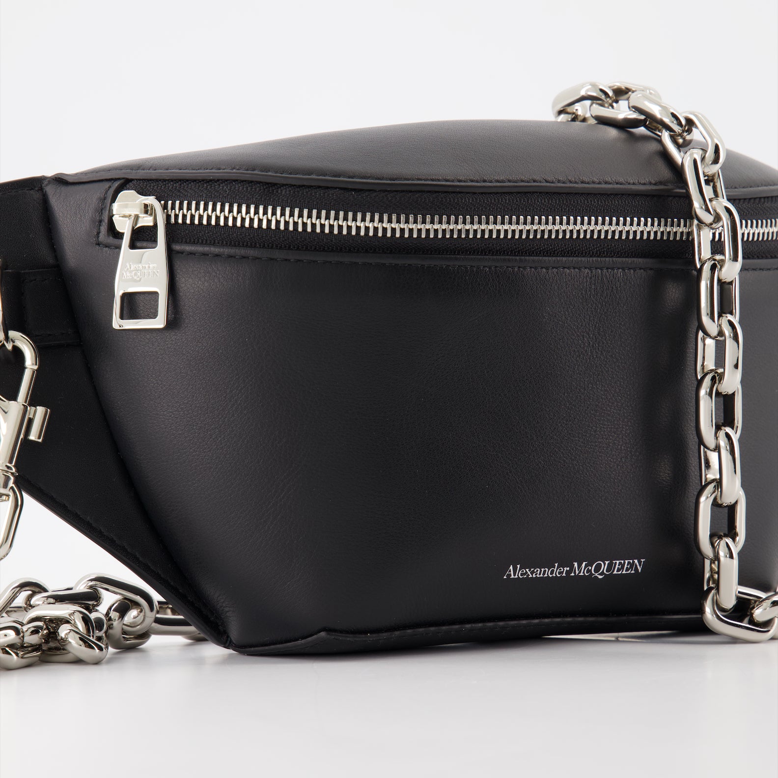 Sacs banane Sac Biker Bumbag Alexander McQueen Noir Homme