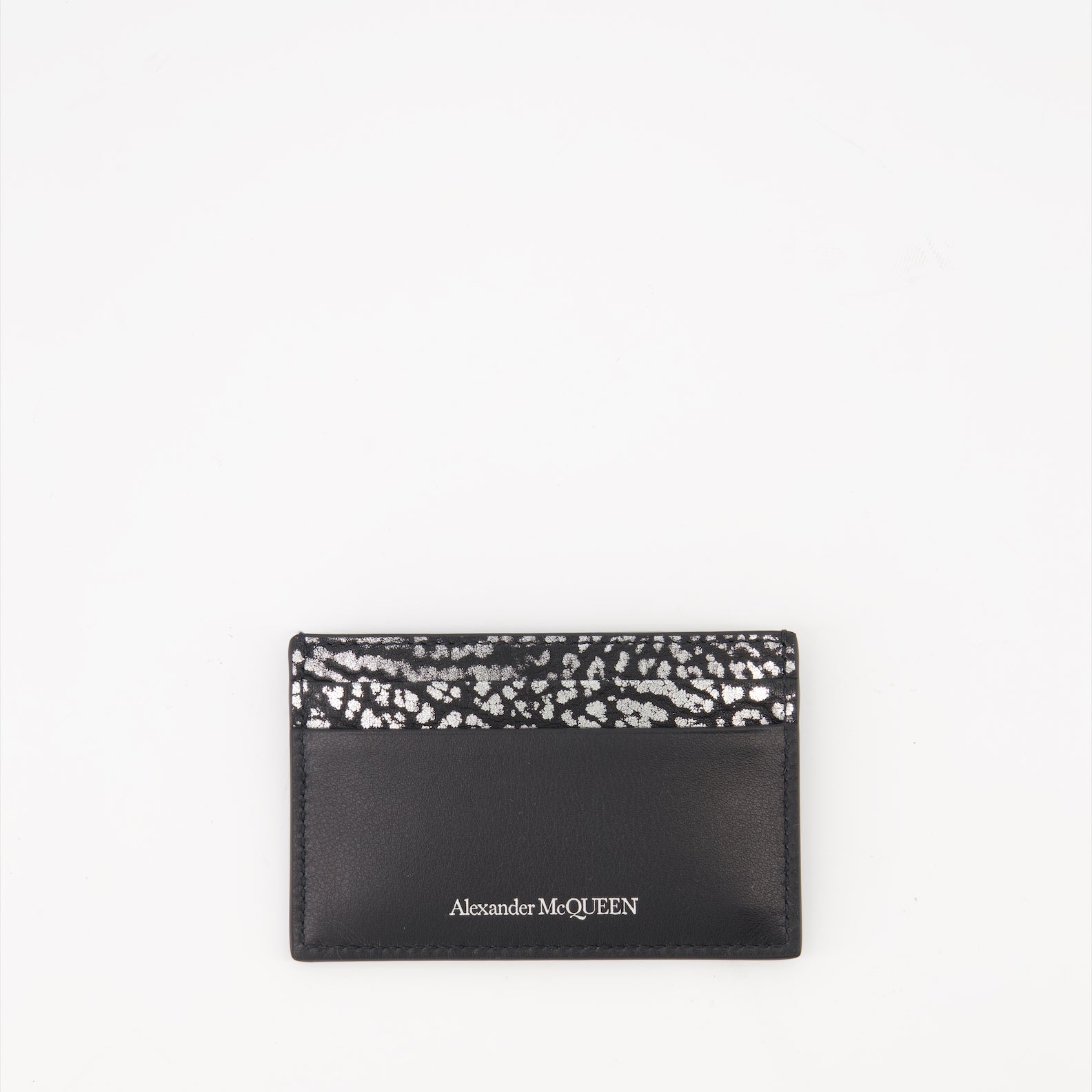 Small leather goods Leather card holder Alexander McQueen Black Man