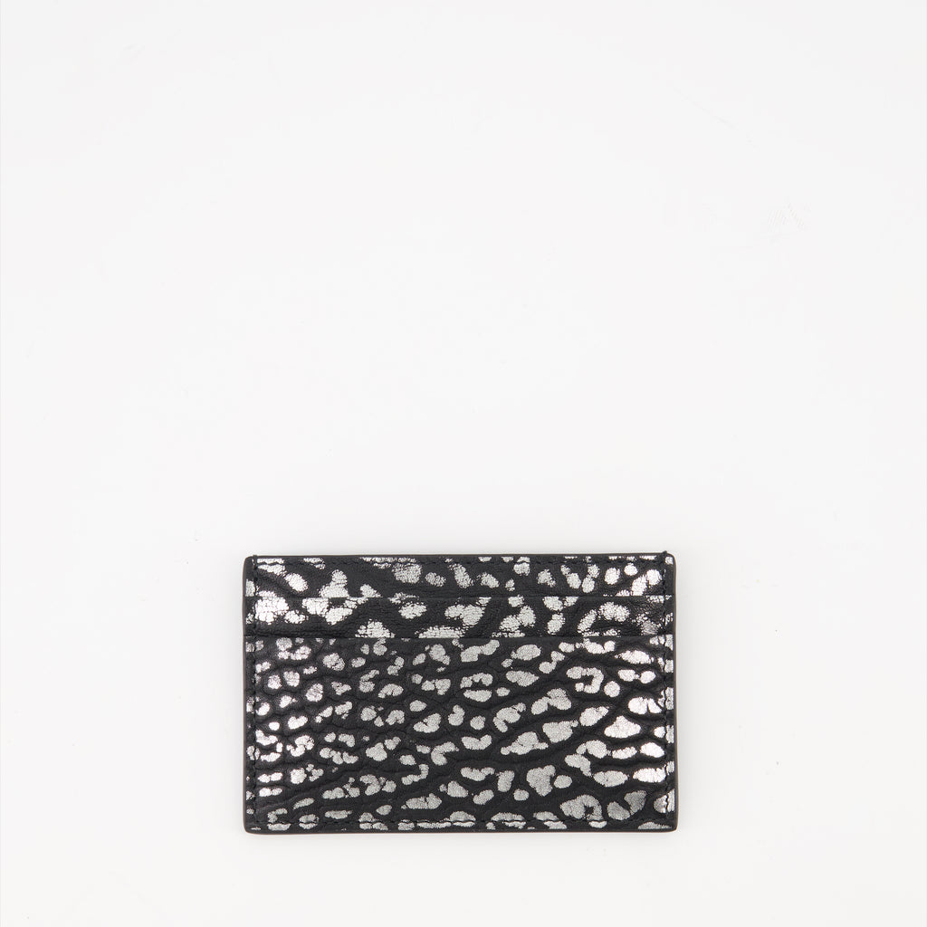 Small leather goods Leather card holder Alexander McQueen Black Man
