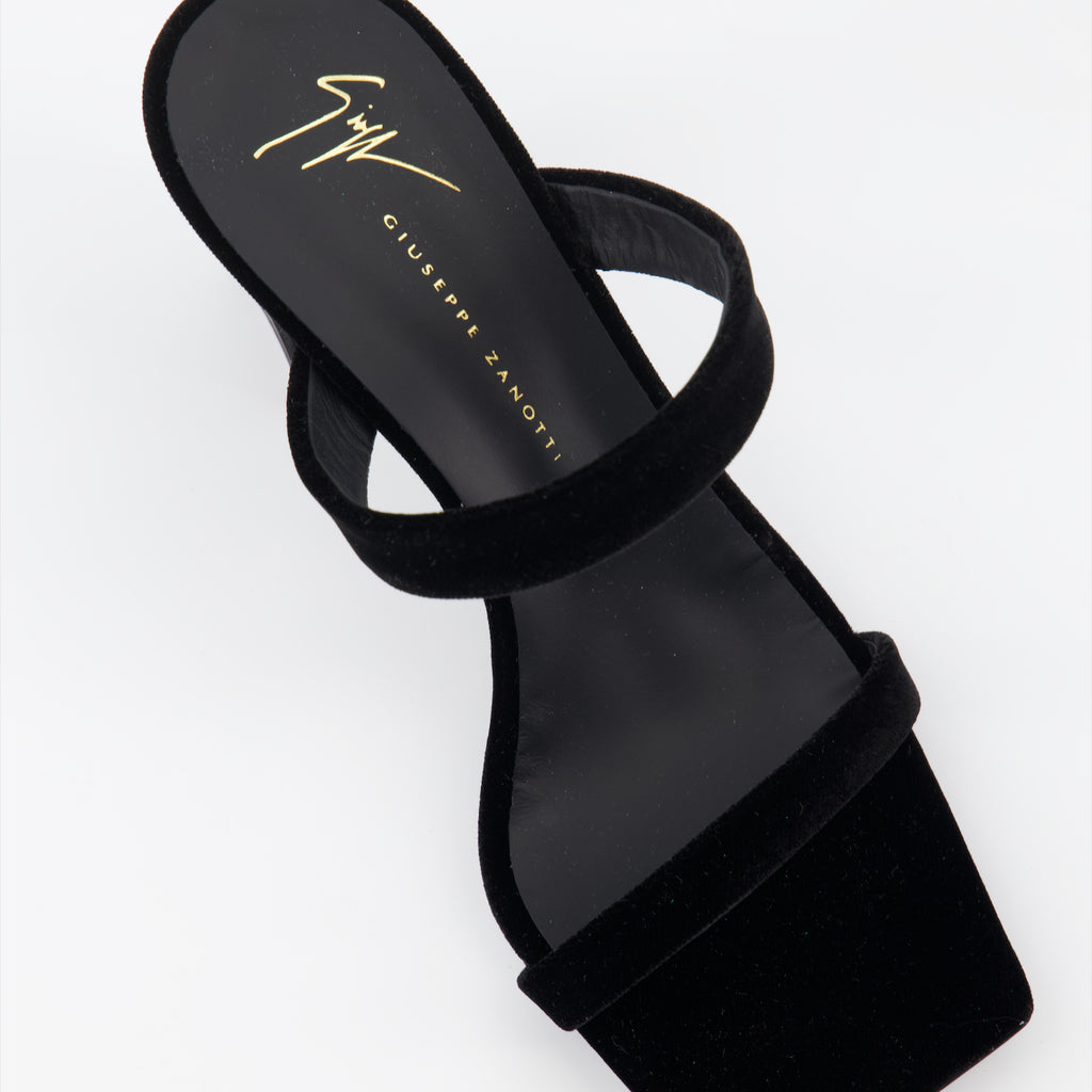 Zapatos abiertos Mules Flaminia Giuseppe Zanotti Negro Femme