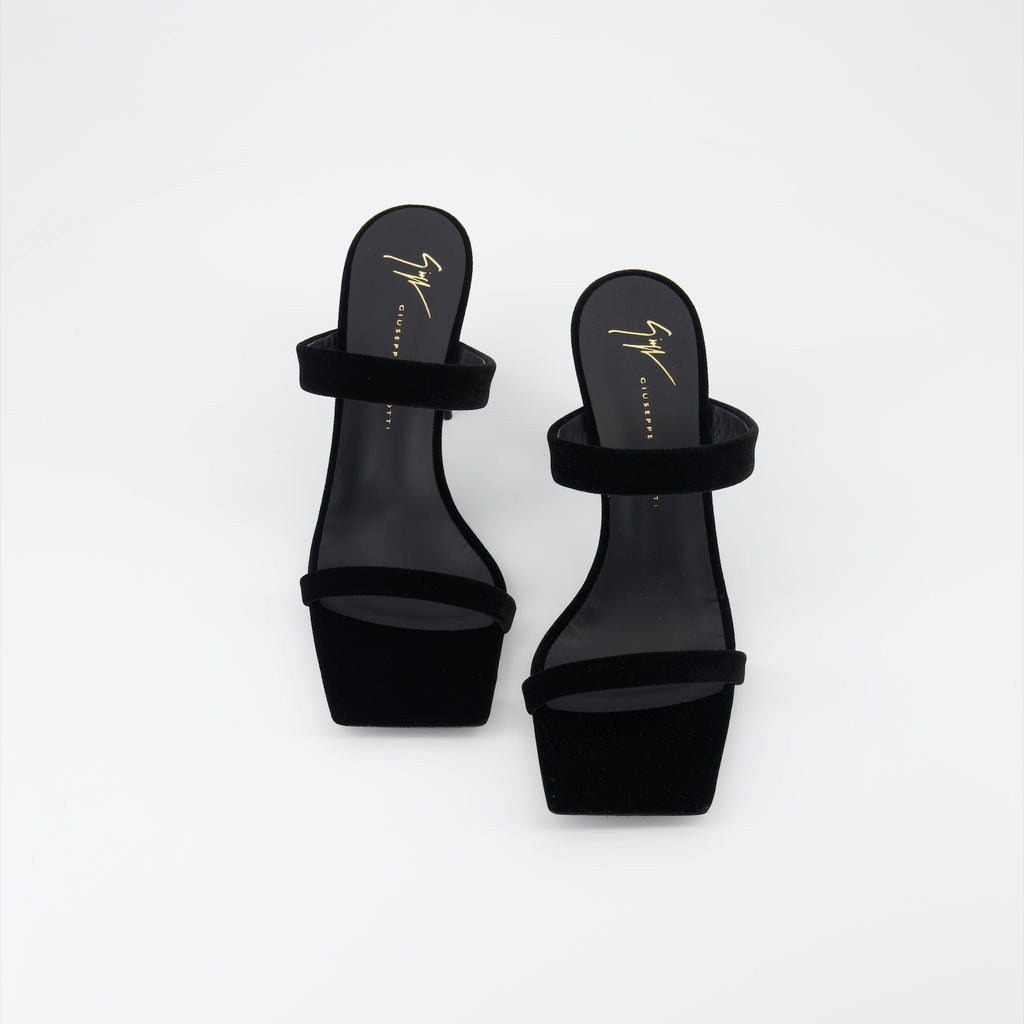 Zapatos abiertos Mules Flaminia Giuseppe Zanotti Negro Femme