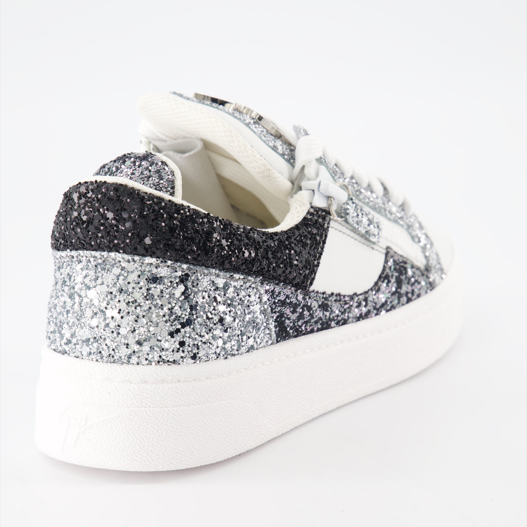 Sneaker Baskets GZ94 Giuseppe Zanotti Plata Femme
