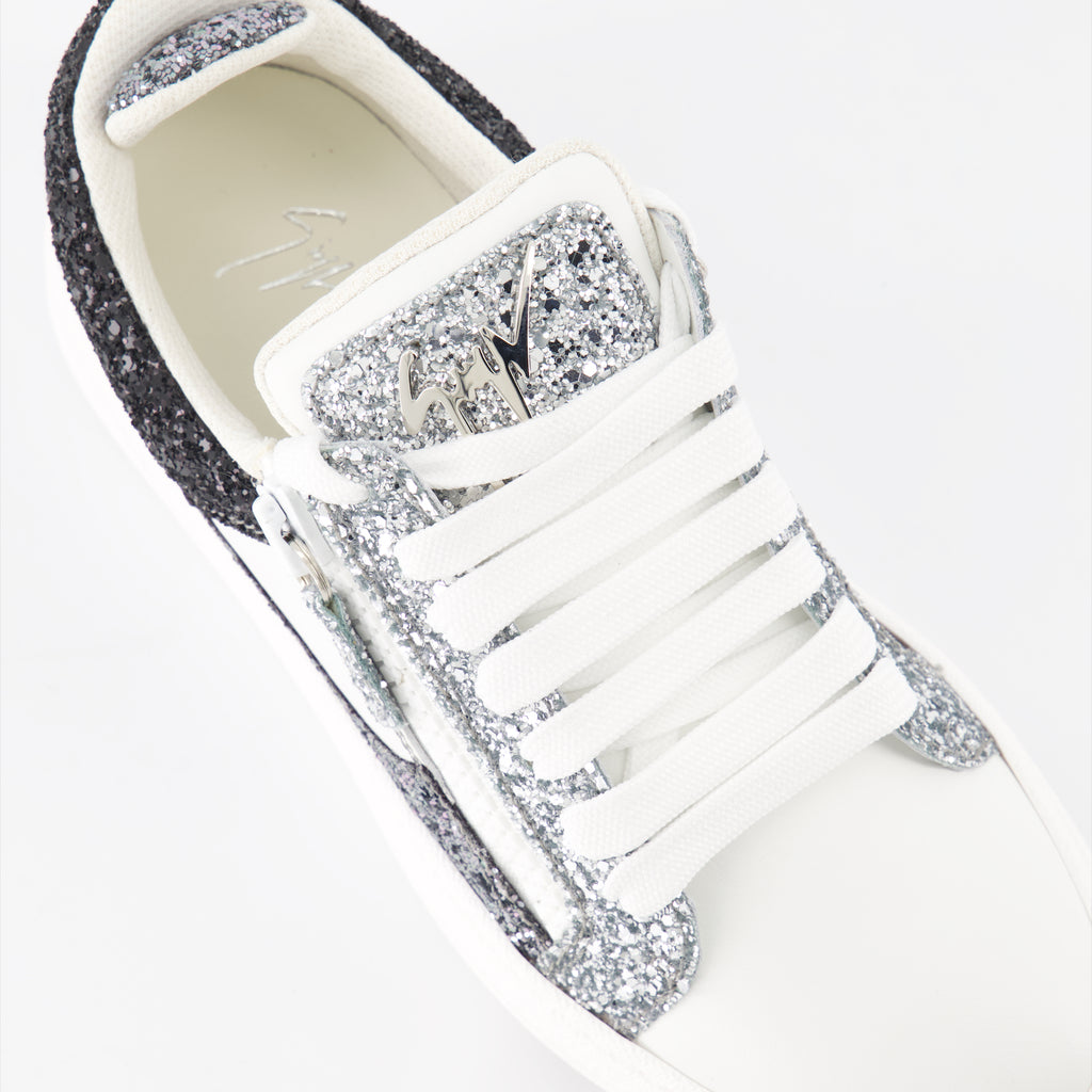 Sneaker Baskets GZ94 Giuseppe Zanotti Plata Femme