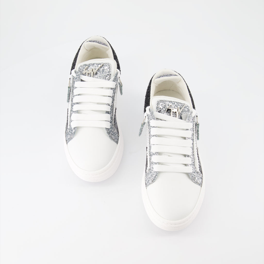 Sneaker Baskets GZ94 Giuseppe Zanotti Plata Femme