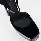 Escarpins Escarpins Bebe Strass Giuseppe Zanotti Noir Femme