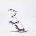 Offene schuhe Sandales Tutankamon Giuseppe Zanotti Silber Femme