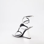 Offene schuhe Sandales Tutankamon Giuseppe Zanotti Silber Femme