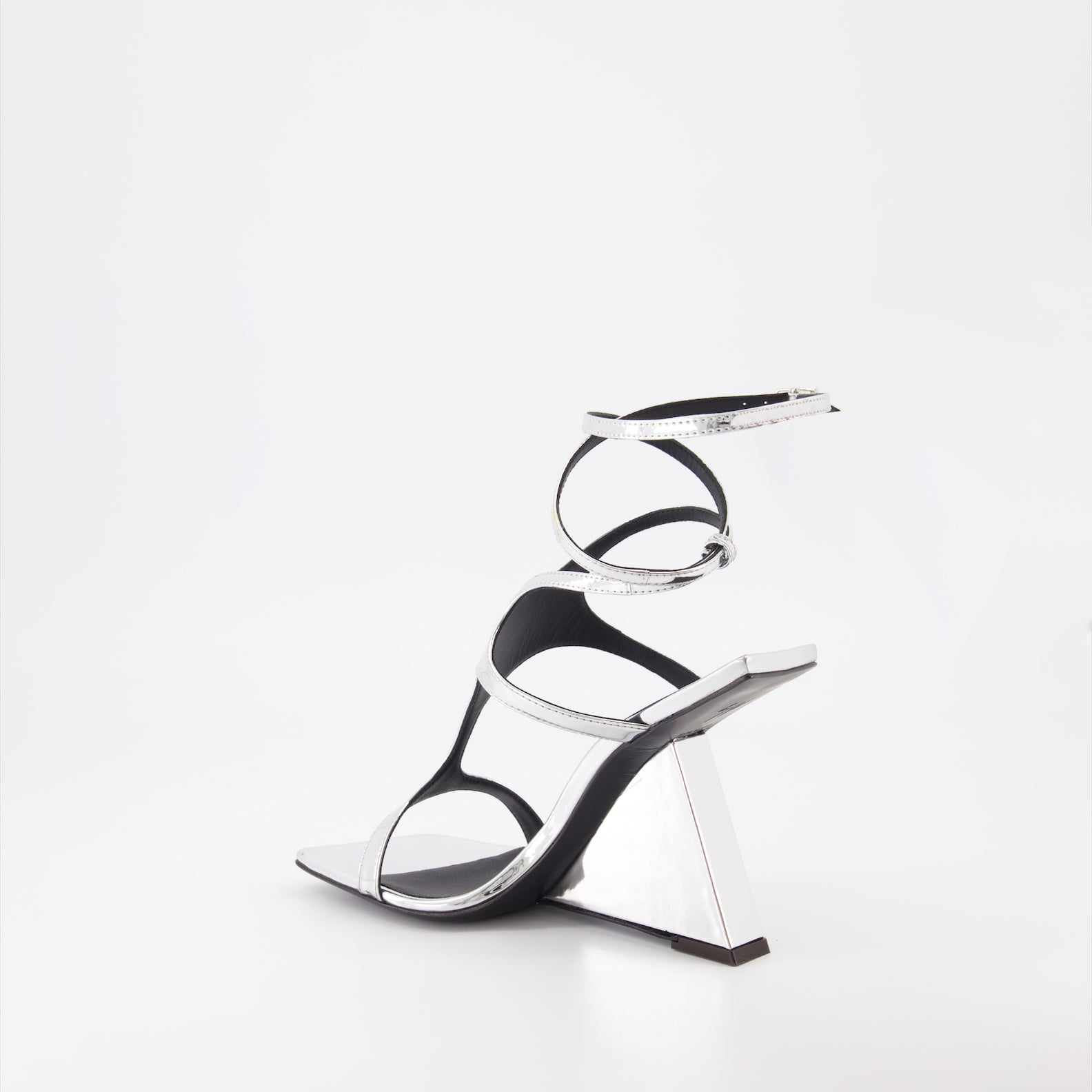 Offene schuhe Sandales Tutankamon Giuseppe Zanotti Silber Femme