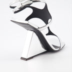 Offene schuhe Sandales Tutankamon Giuseppe Zanotti Silber Femme