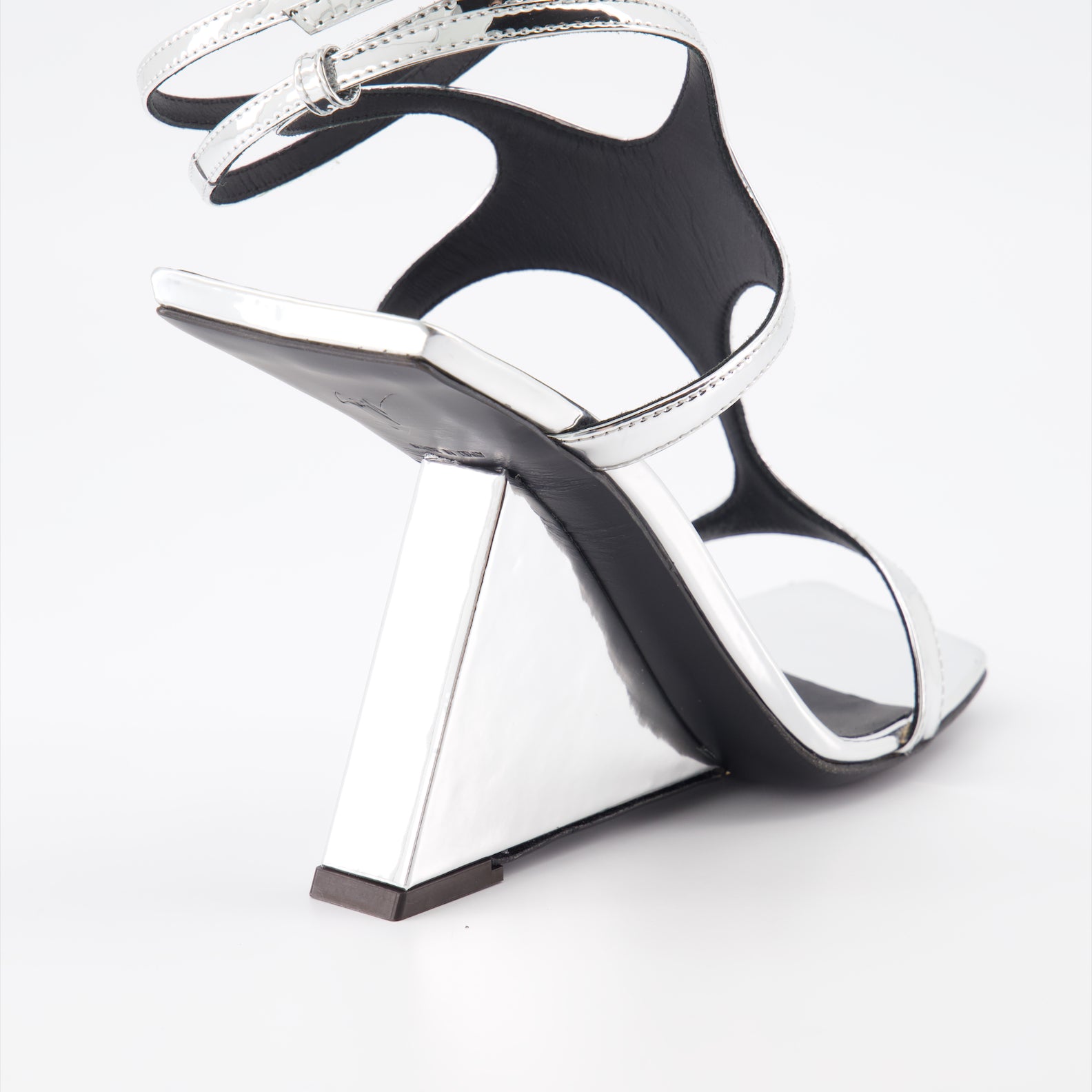 Offene schuhe Sandales Tutankamon Giuseppe Zanotti Silber Femme