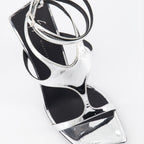 Offene schuhe Sandales Tutankamon Giuseppe Zanotti Silber Femme
