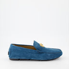 Mocassins Mocassins Driver La Medusa Versace Bleu Homme
