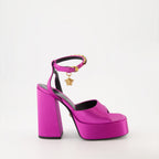 Zapatos abiertos Sandalias Plataforma Medusa Aevitas Versace Rosa Femme