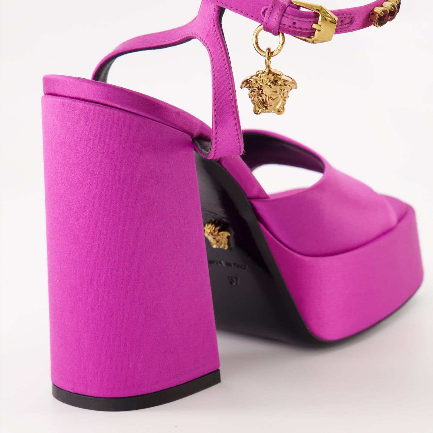 Zapatos abiertos Sandalias Plataforma Medusa Aevitas Versace Rosa Femme