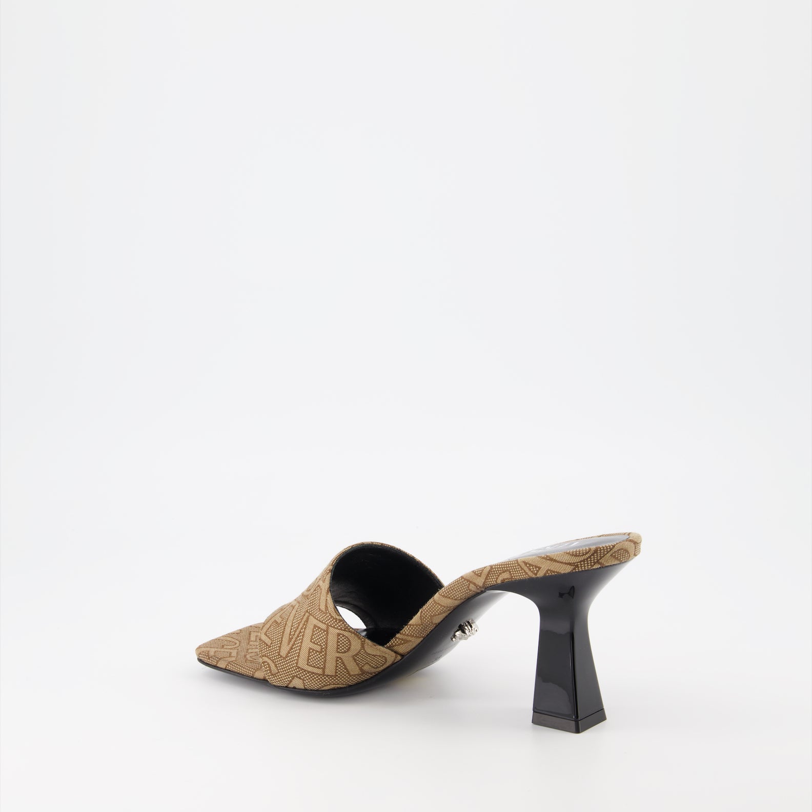 Zapatos abiertos Mules monogrammées Versace Beige Femme