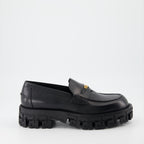 Mocassins Mocassins Greca Portico Versace Noir Homme