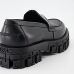 Mocassins Mocassins Greca Portico Versace Noir Homme