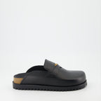 Zapatos abiertos Mules Medusa Versace Negro Homme