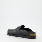 Zapatos abiertos Mules Medusa Versace Negro Homme