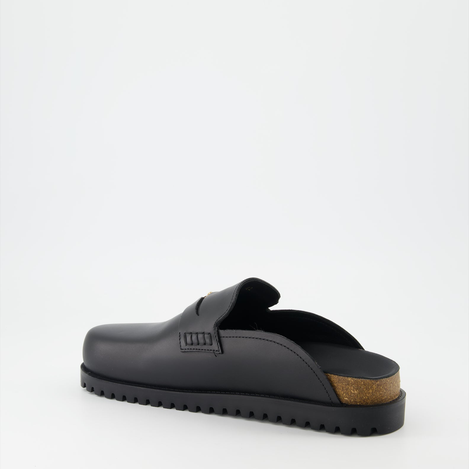 Zapatos abiertos Mules Medusa Versace Negro Homme