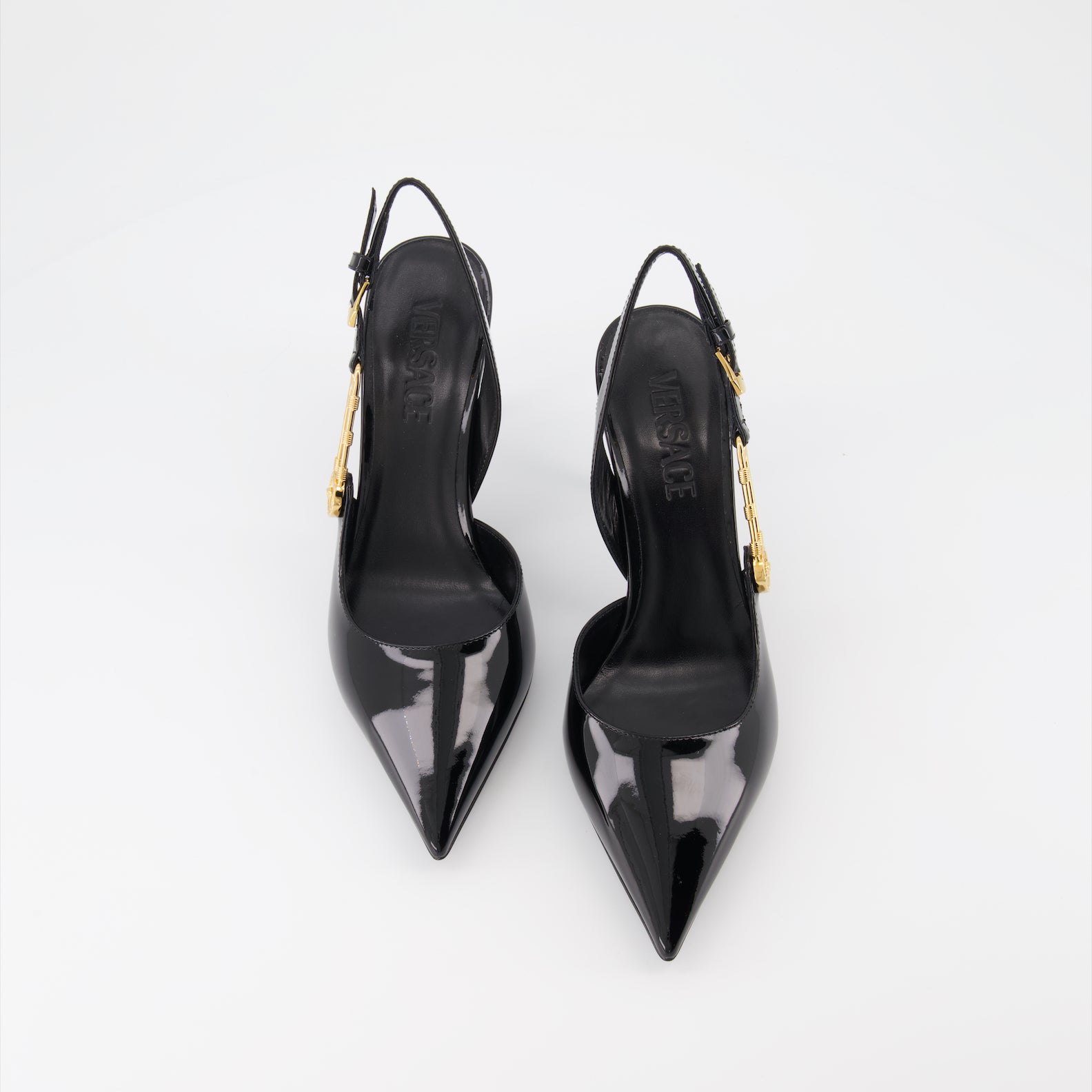 Escarpins Escarpins Safety Pin Versace Noir Femme