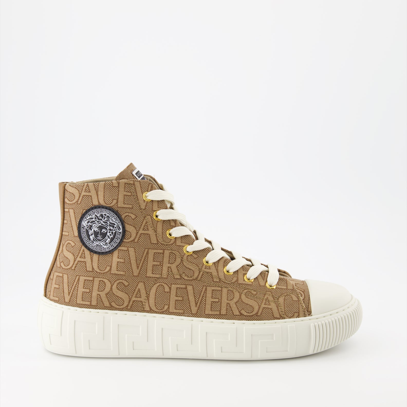 Baskets Baskets monogrammées Versace Marron Homme