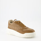 Baskets Baskets Odissea Versace Allover Versace Marron Homme