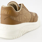 Baskets Baskets Odissea Versace Allover Versace Marron Homme