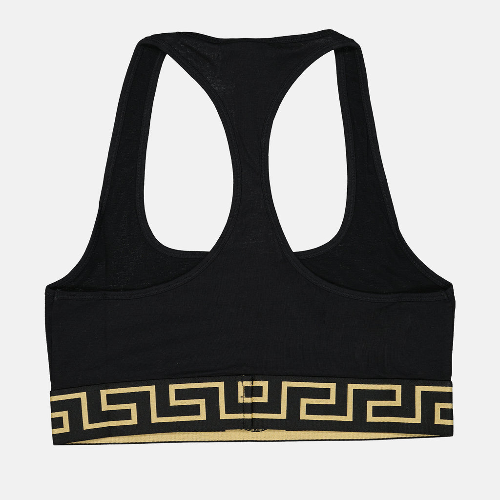 Sous-vêtements et homewear Brassière Greca Versace Noir Femme