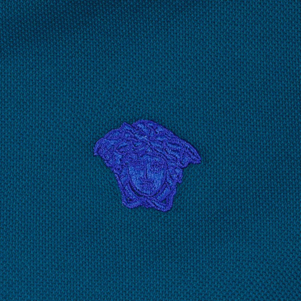Polos Polo Medusa Versace Bleu Homme