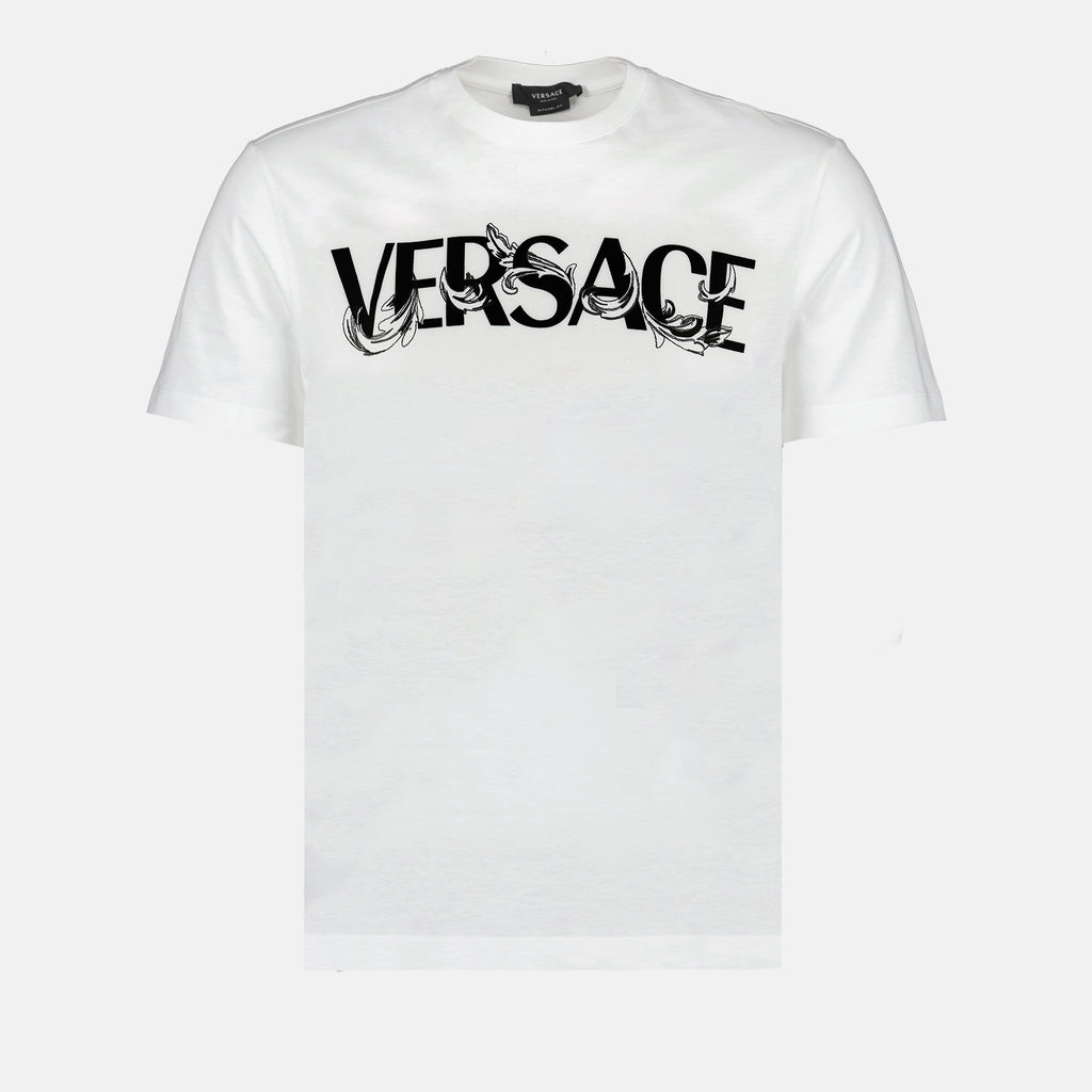 Tシャツ バロッコシルエットTシャツ Versace 白 男