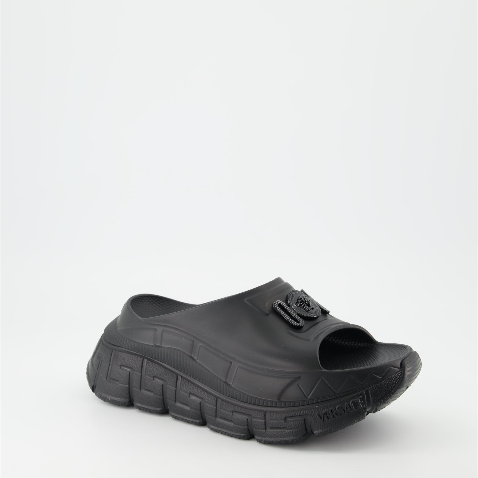 Sapatos abertos Claquettes Medusa '95 Versace Preto Femme