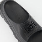 Zapatos abiertos Claquettes Medusa '95 Versace Negro Femme